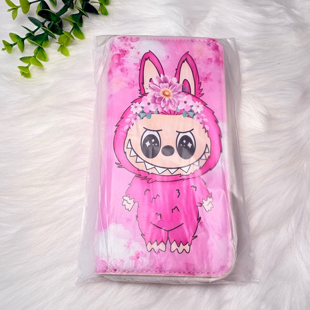 Pink Labubu Long Zippy Wallet - Picture 8 of 8